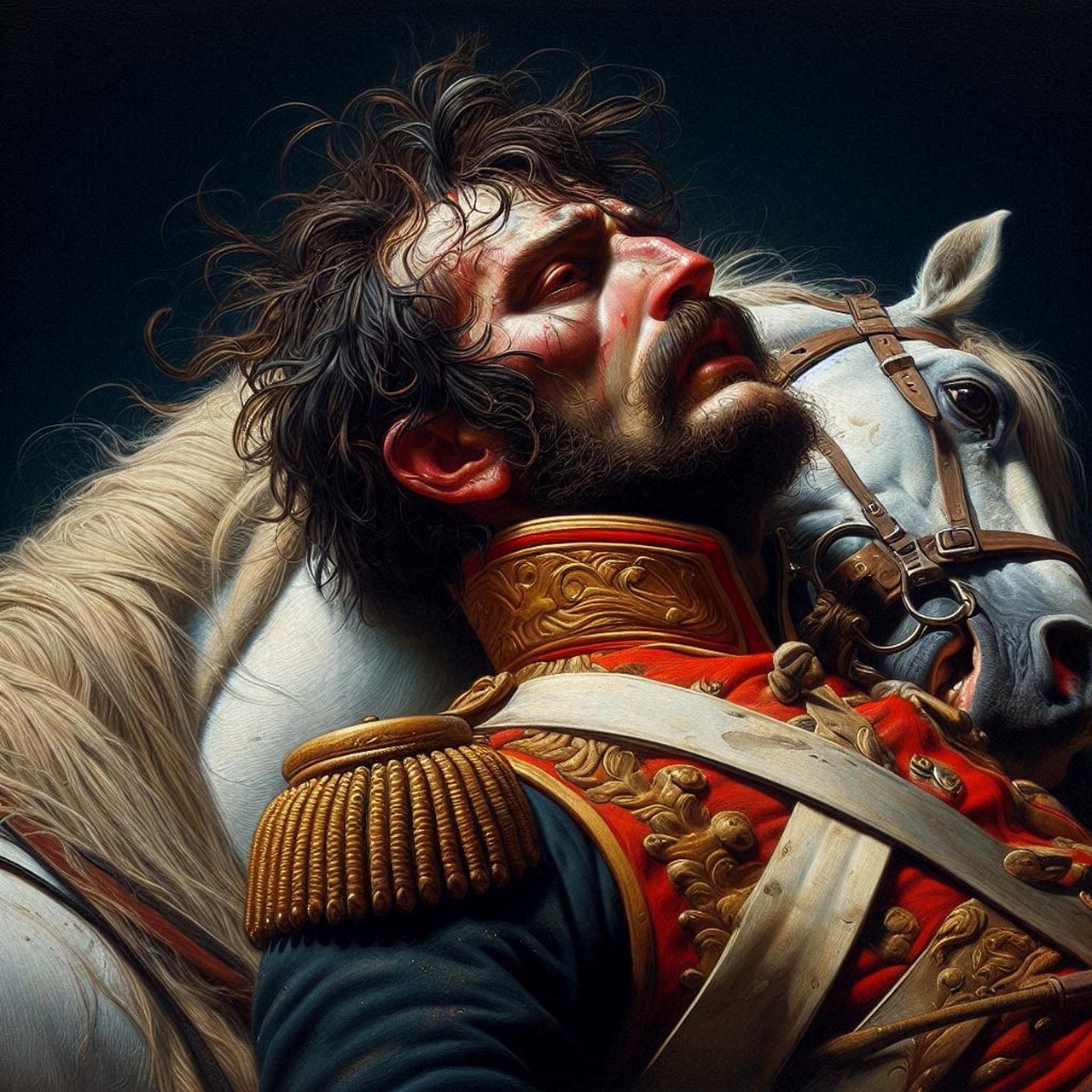 Ussari, Napoleone, Champagne & sciabole.